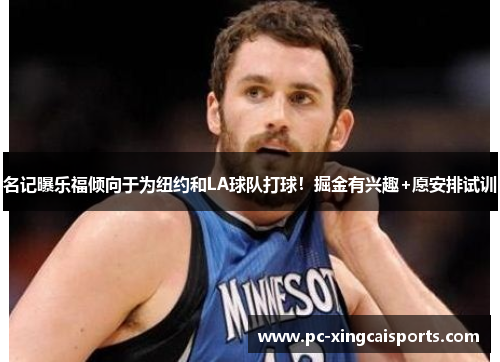 名记曝乐福倾向于为纽约和LA球队打球！掘金有兴趣+愿安排试训